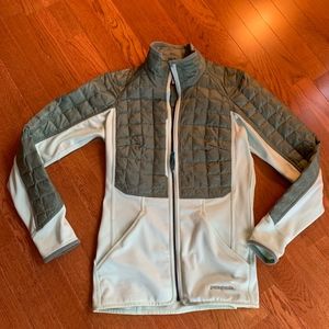 Patagonia Lightweight jacket with down insets.